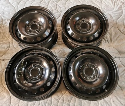 4 PCS. DISCS STEEL 6,5JX15 RENAULT LAGUNA I II SAFRANE II 5X108 ET50 NEW KFZ  