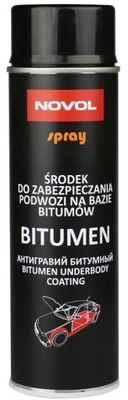 Środek do konserwacji podwozia Novol Bitumen 500 ml CZARNY