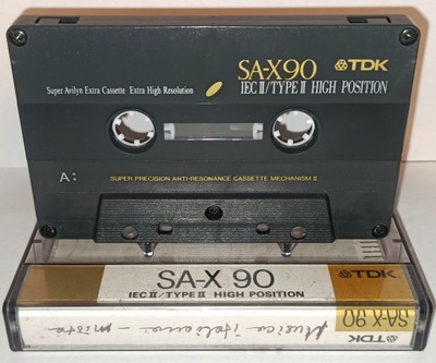 KASETA TDK SA-X 90 TYPE 2 CHROME POSITION 1992-95