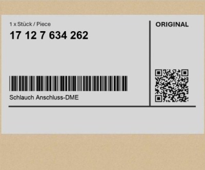 Wąż przyłącze-dme bmw x6 f16 x5 f15 фото №1