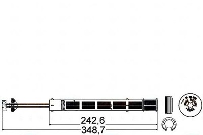 Осушувач кондиціонера behr hella 3c0898191a msd358 фото №1