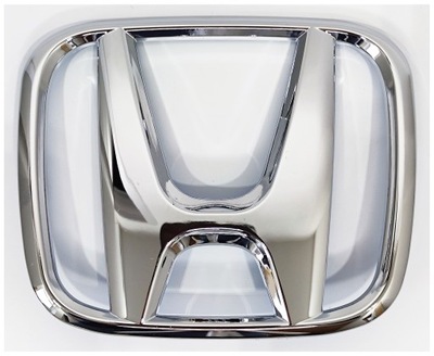 Honda emblemat znaczek logo chrom srebrny 98x80