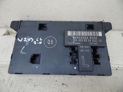 Модуль двері лівий mercedes-benz оригінальний номер 2038206326 фото №1