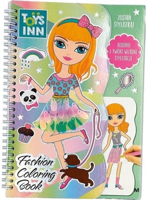 Fashion Coloring Book Zostań stylistką STnux M