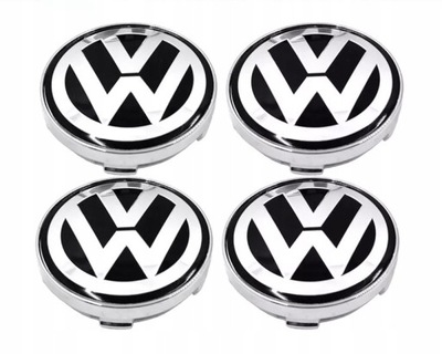 VW TAPACUBOS KAPSLE DEKLE ALUFELG DEZENT 60MM/57MM  