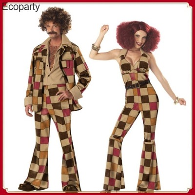 Retro 1960s 70s Hippie Cosplay Costume For Man