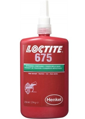 Klej Mocowanie Części Współosiow Loctite 675 250ml