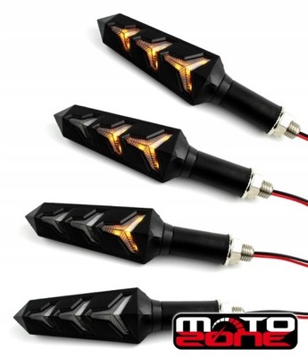 KIERUNKOWSKAZY DYNAMICZNE LED MOTOCYKL SKUTER QUAD