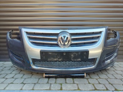 Vw touareg 7l рестайлінг  бампер передні  передній комплектний  pdc оригінал 06-10 фото №1