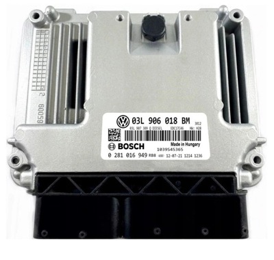 KOMPIUTERIS ECU VW PASSAT 2.0 03L906018BM 0281016949 