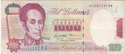 Wenezuela 1000 boliwar 1995 stan 2