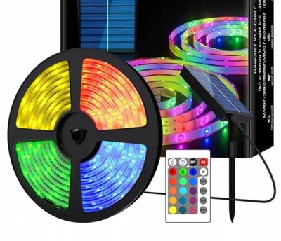 Solar Led Light Strip Zewnętrzne oświetlenie LED 10m