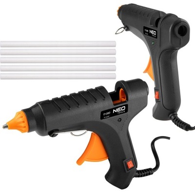 NEO ELECTRICAL PISTOLET DO GLUE NA GORACO 11MM 60W + SZTYFTY KLEJOWE  