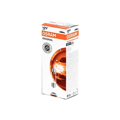 OSRAM 12V 10W SV8,5-8 ORIGINAL : VALSTYBINIO NUMERIO LAIKYKLIS VIDAUS 