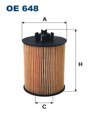 ФИЛЬТР МАСЛА OE648 OE 648