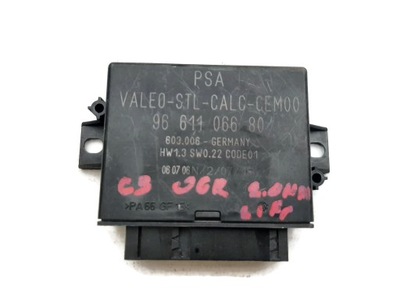 Модуль блок керування pdc citroen c3 9661106680 фото №1