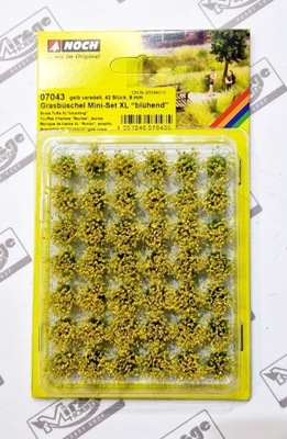 NOCH 07043 Kępki traw XL 9mm - kwiaty żółte 42pcs