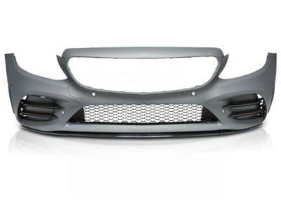 Бампер передній mercedes w205 18 - c43 style фото №1