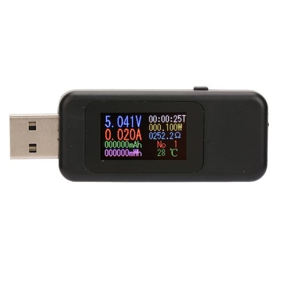 Wyświetlacz LCD Tester USB Wykrywacz ładowarki