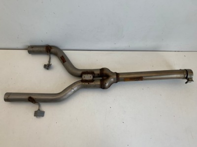 Jaguar xf ii x260 2.0 d гаситель труба выхлопная оригинал демонтаж фото №1