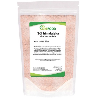 Sól himalajska mielona (DeliFood) 1kg