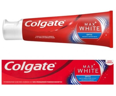 COLGATE MAX WHITE WYBIELAJĄCA PASTA DO ZĘBÓW