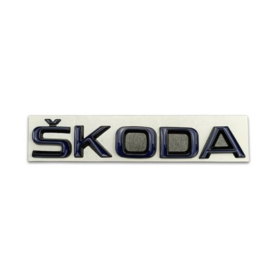 PEGATINAS METALICZNE PARA COCHES SKODA FABIA YETI SCALA KODIAQ 15X2.8CM  