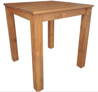 Drewniany stół Dakota Fields Arinna 72x67x67 cm