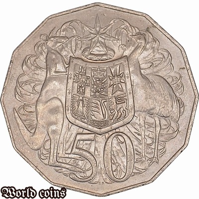 50 CENTÓW 1975 AUSTRALIA