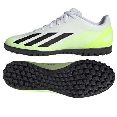 Buty adidas X CRAZYFAST.4 TF IE1583 biały 47 1/3