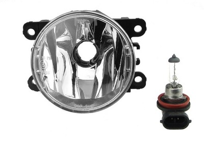 Dacia logan ii 2012- правый противотуманная фара + лампочка h16 фото №1