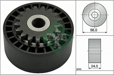 INA 531 0744 10 ROLLO NAPINACZA, CORREA DE CUÑA MULTICOSTAL  