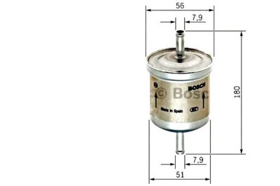 FILTRO COMBUSTIBLES F5939  