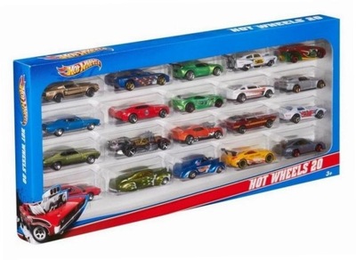 Hot Wheels Małe samochodziki 20-pak