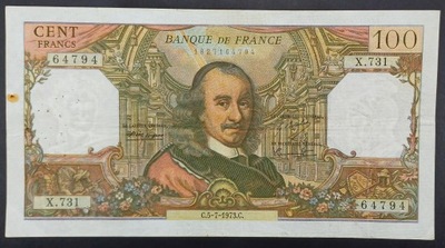 FRANCJA 100 FRANKÓW 1973