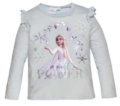 KRAINA LODU BLUZKA DZIEWCZĘCA T-SHIRT DISNEY 128