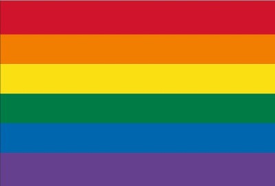 FLAGA TĘCZOWA LGBT PRIDE 90x150 cm MOCNA NA MARSZ