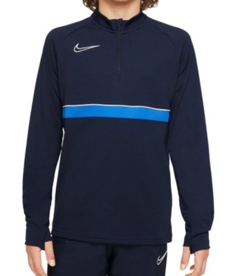 bluza sportowa chłopięca Nike Acd21 Dril Top Jung granatowa r. 158-170cm