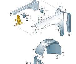 SKARDA SPARNO KAIRYSIS PRIEK. VW GOLF VII 5G0821135B 