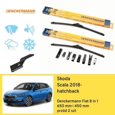 ESCOBILLAS PARTE DELANTERA DO SKODA SCALA HATCHBACK (2018-) DENCKERMANN  