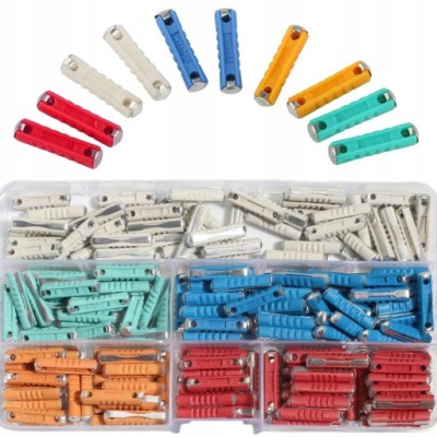 Набір запобіжники cylindryczne набір 200 szt фото №1