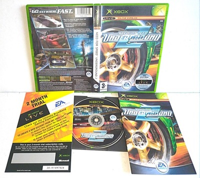 Gra NEED FOR SPEED UNDERGROUND 2 Microsoft Xbox 3XA