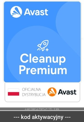 Avast CleanUp Premium 1PC / 3 lata