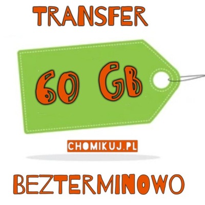 Transfer chomikuj 60 GB Bezterminowo