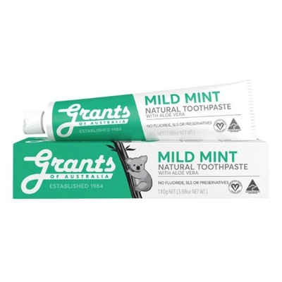 Grants of Australia Mild Mint Natural Toothpaste naturalna łagodząca pasta
