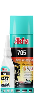 Klej cyjanoakrylowy Akfix 705 125g +400ml