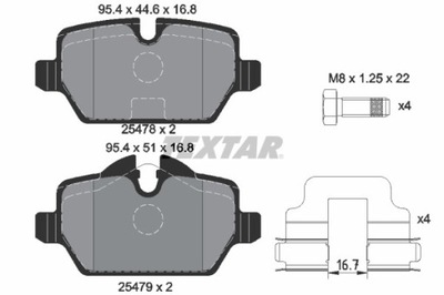 TRINKELĖS STABDŽIŲ MINI GAL. MINI COOPER 10- COUNTRYMAN 2547801 