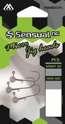 Główka jigowa Sensual Micro 6g nr 4