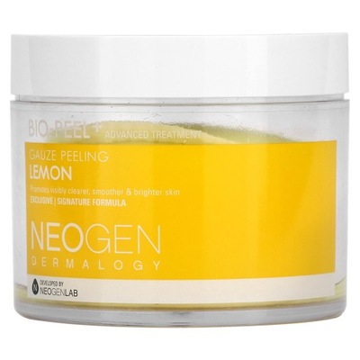 Neogen, Bio-Peel+, Ściereczka Złuszczająca, Cytryna, 30 sztuk, 6.76 fl oz (