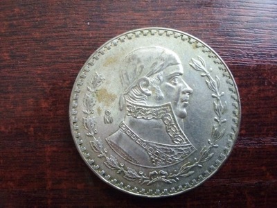 Moneta 1 peso Meksyk 1958